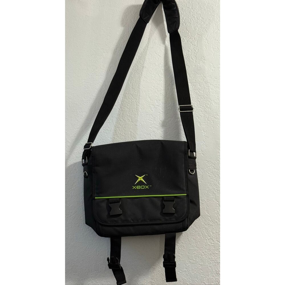 Original Xbox Official Console Carrying Storage Case Travel Messenger Bag